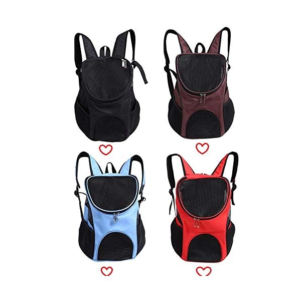 Homieco Rucksäcke für Hunde Katzen, Haustiertasche Out Hunde Rucksäcke, Tragetasche für Hunde Katzen, Haustier Tragetasche, Pet Hunderucksack Bis zu 4 kg für Reisen/Wandern/Campin – Bild 8