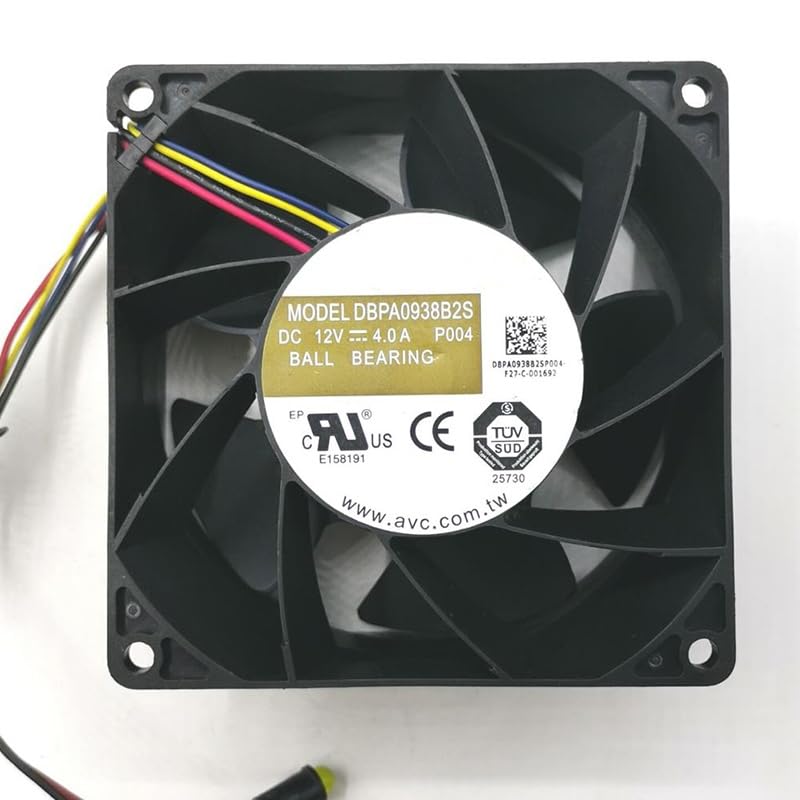 Ventilateur 12VDC 4.0A 9038 de haute pression pour boîtier PC industriel