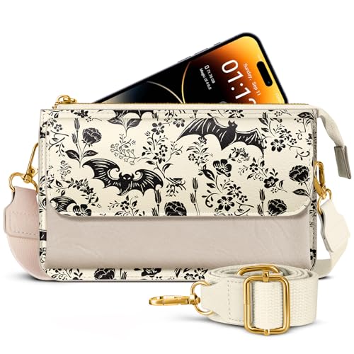 Crossbody Bag Cellphone Purse Wallet for Women - Leather Cellphone Purse Bag with Adjustable Shoulder Strap Girl