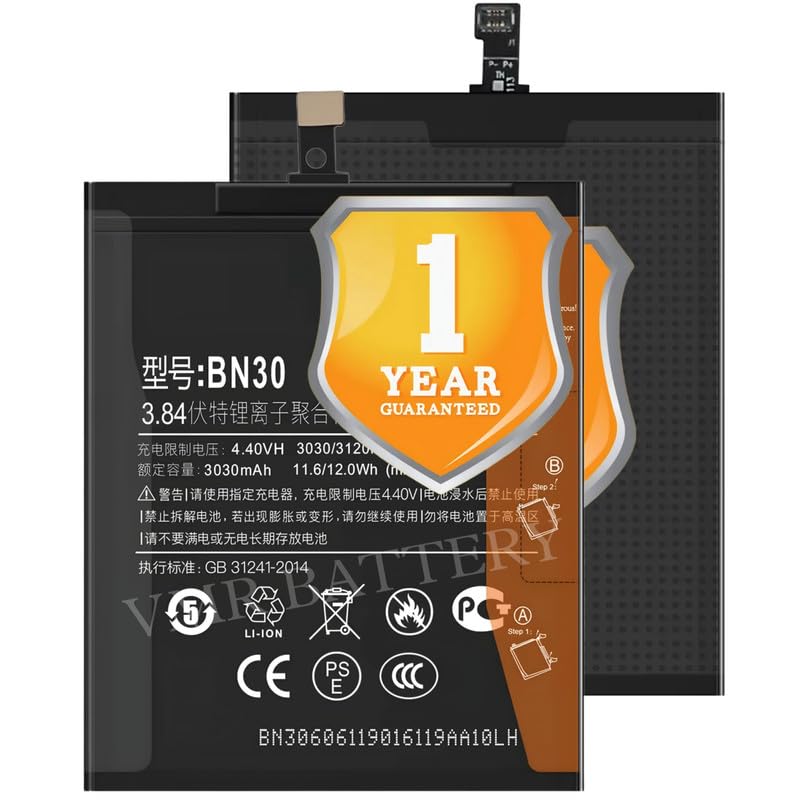 Image of Original BN30 Battery Compatible for Xiaomi Redmi 4A (2016117) - (3120mAh) - 1 Year Warranty K7