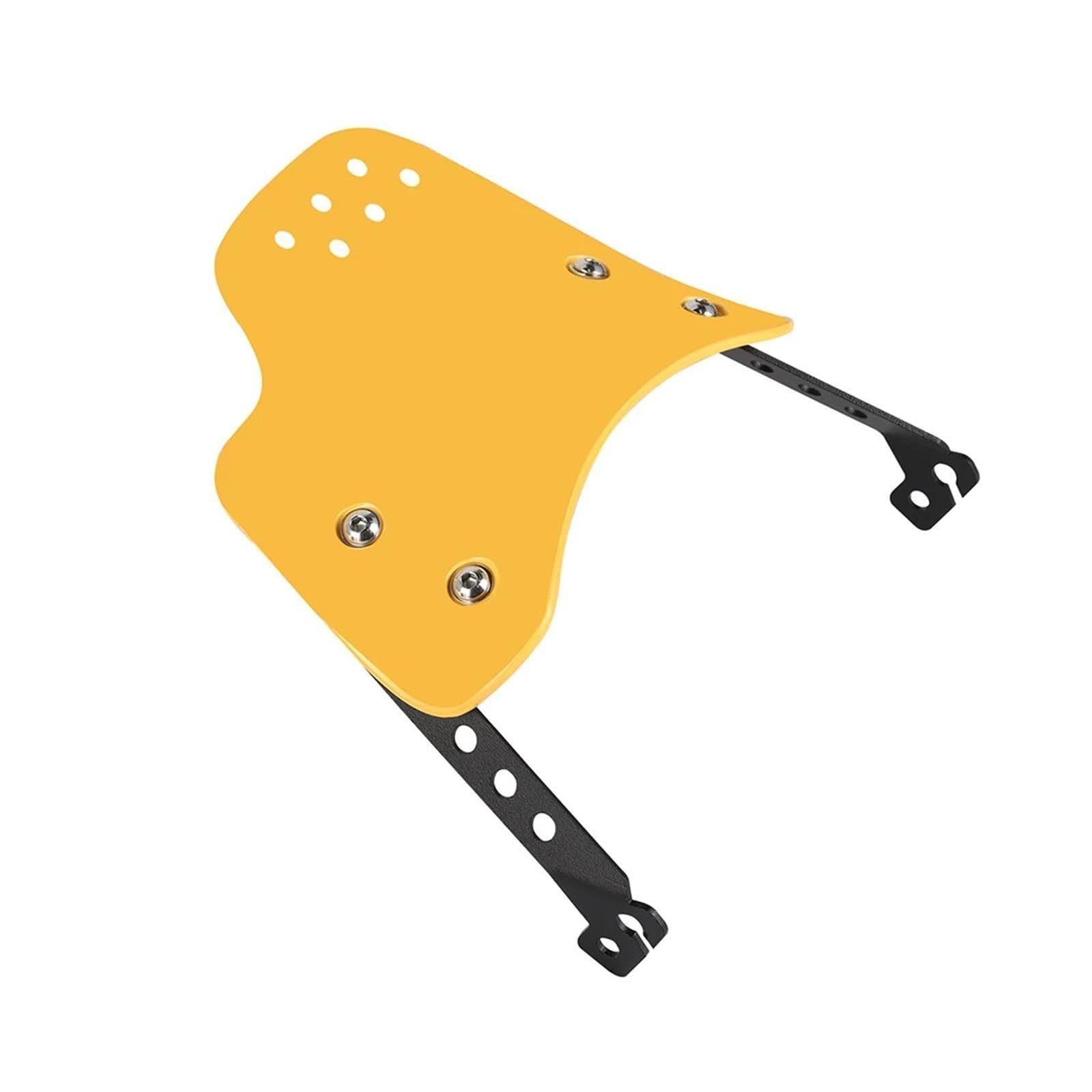 Parabrezza Anteriore for Moto Parabrezza for Zanzariera | Protezione Argento/Giallo for Universali Compatibili con Ducati Scrambler(Yellow)