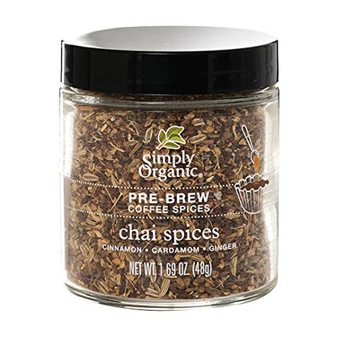 Simply Organic Pre-Brew Coffee Spices Chai Spices, Certified Organic | 1.69 oz