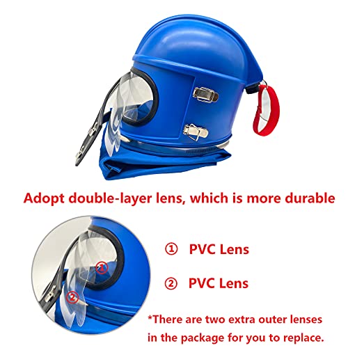 Casco de protección para arenado con suministro de aire miniatura 3