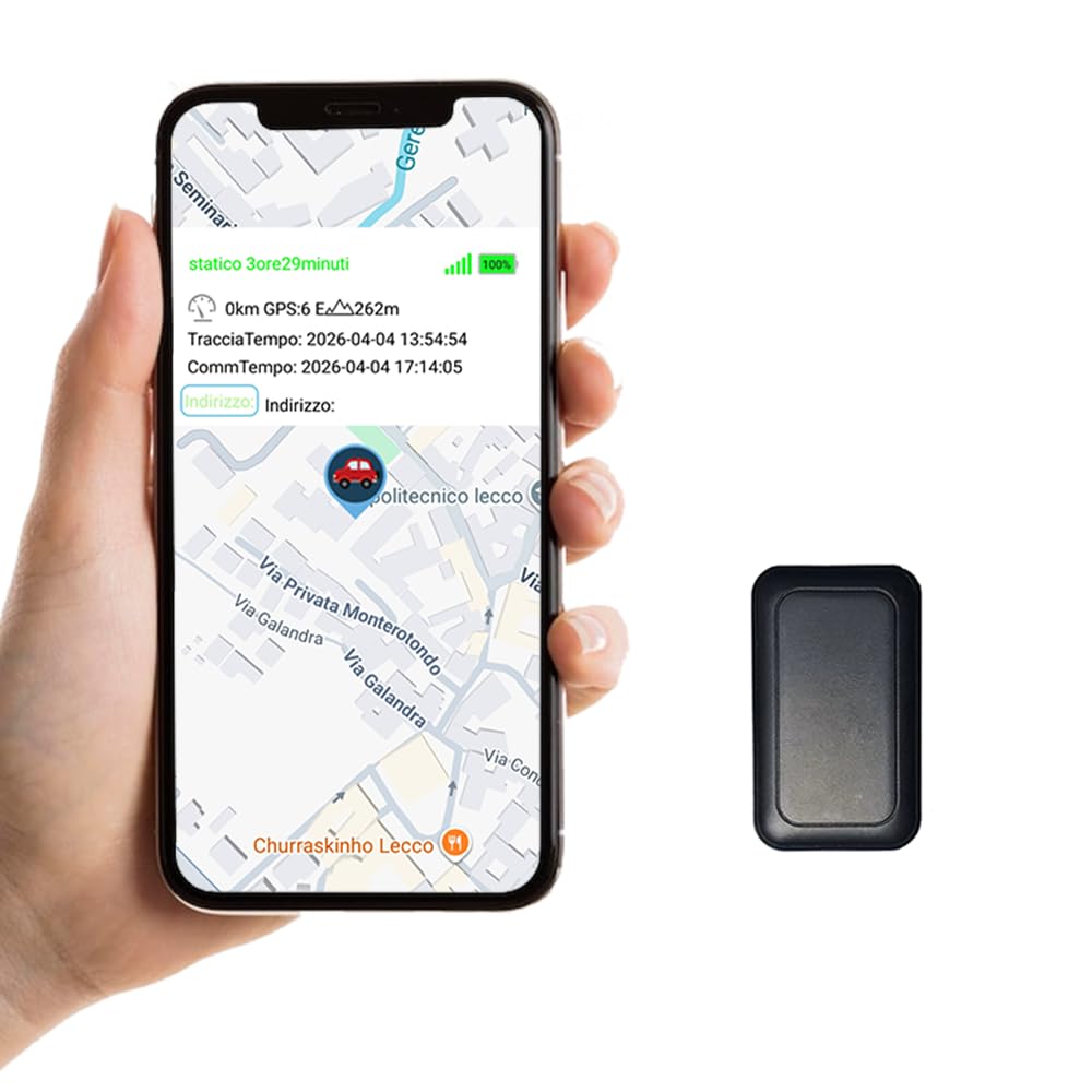 Localizzatore GPS 2G con Microfono Ambientale e Ascolto Remoto – Dispositivo di Sicurezza GSM con Chiamata Automatica su Rilevamento Voci, Tracciamento in Tempo Reale, Registrazione Audio su Micro SD