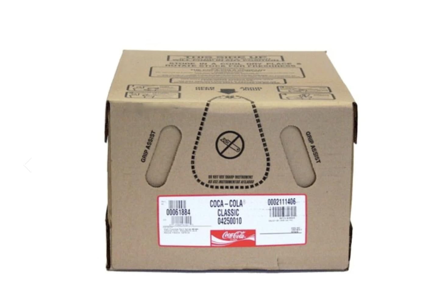 Supply Depot Compatible with Coke Classic Soda Syrup Concentrate 5 Gallon Bag in Box