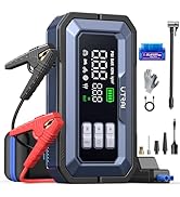 7000A 150PSI Car Battery Booster Jump Starter with Air Compressor, OBD Detection, UTRAI Car Boost...