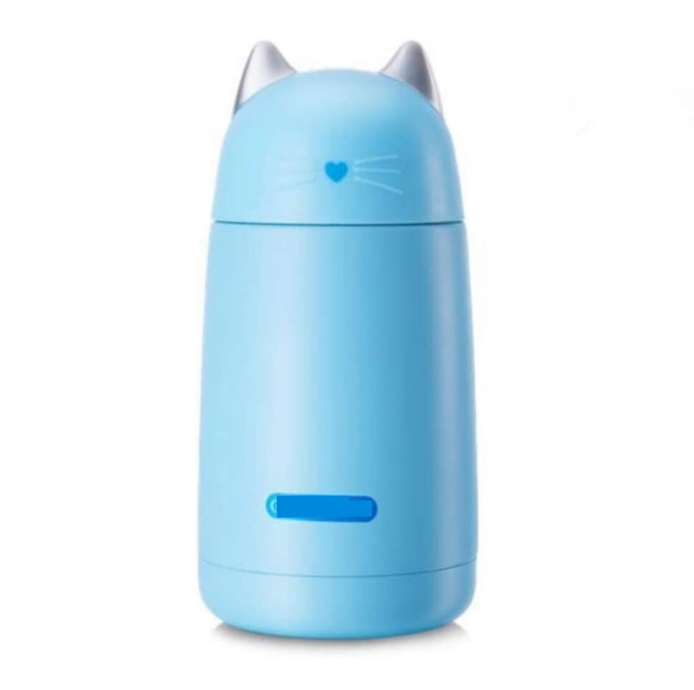 Butelka,Szczelna Śliczny Kubek Termiczny Kubek Próżniowy Ze Stali Nierdzewnej Kreatywny Kubek Termiczny Drinkware Przenośna Butelka Termiczna Napoje(Blue)