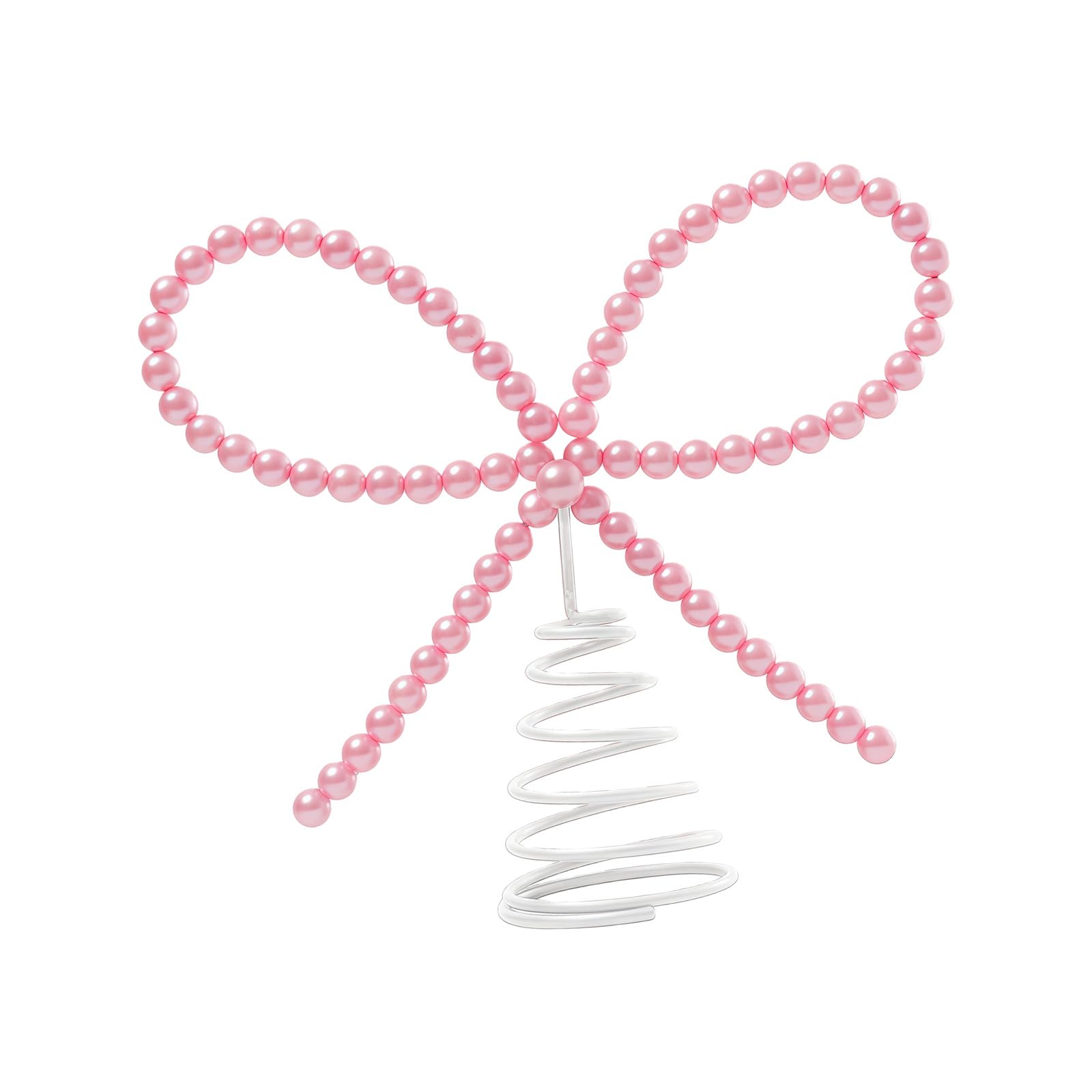 Kalttoy Multifunctional Spring Motion Pearls and Bowknot Ornament for Valentines Party Celebration Table Ornament