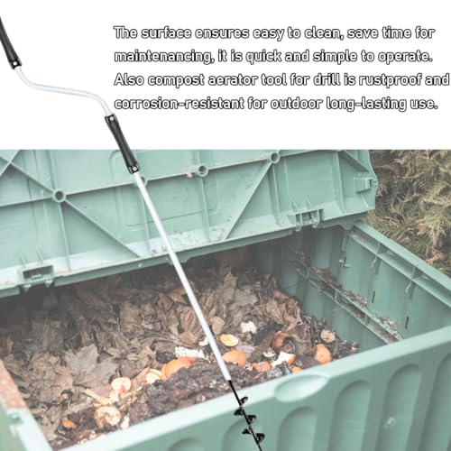 Herramienta manual para airear compost de 110 cm miniatura 4