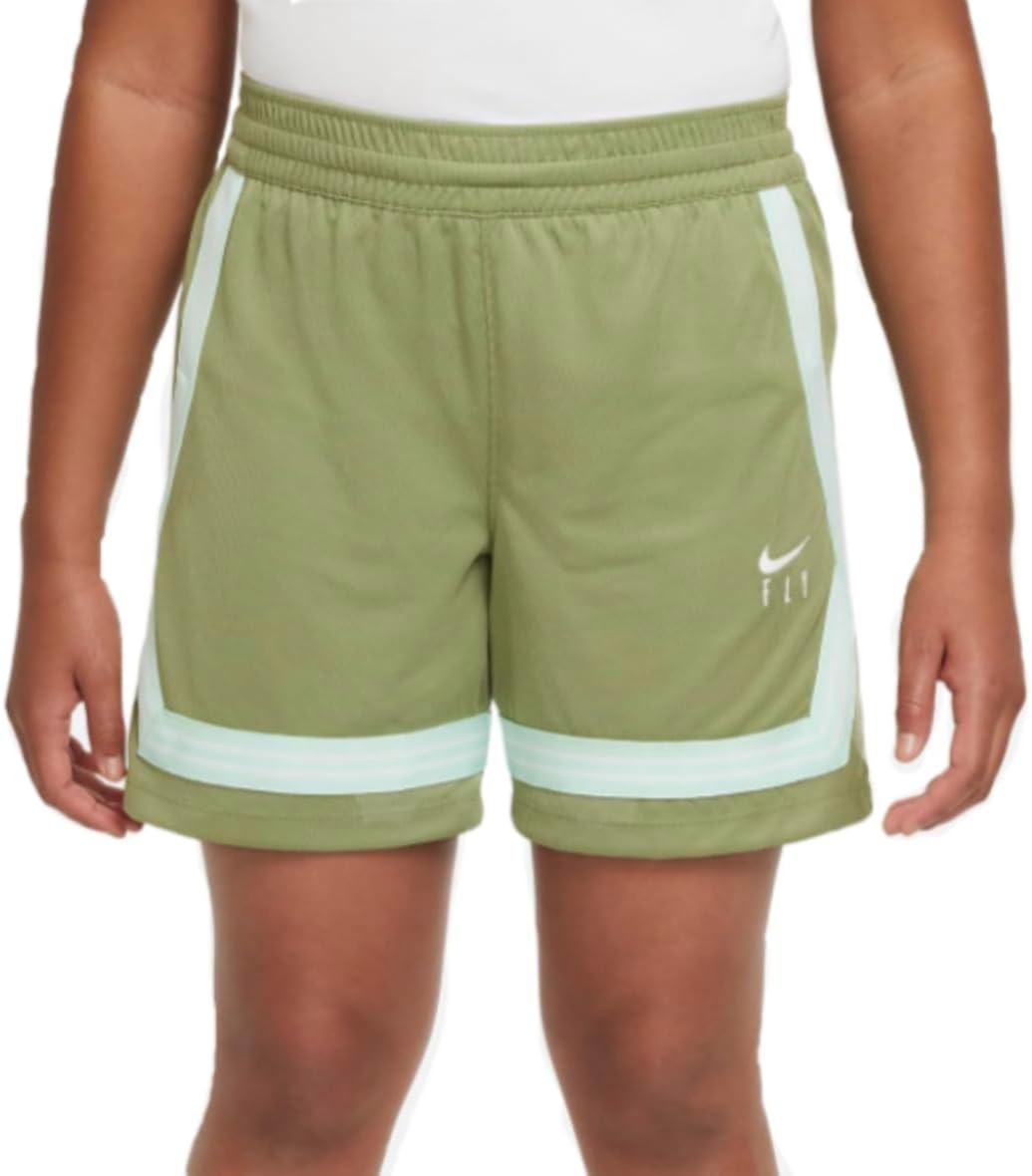 Nike Girls Crossover Dri-Fit Basketball Standard Fit Shorts Medium