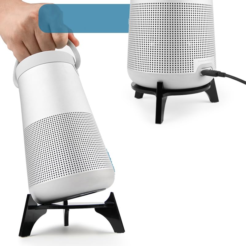 ZLiT Portable Speaker Desktop Stand Base Holder Mount for Bose SoundLink Revolve+ Series II Speaker (Black) - Image 2
