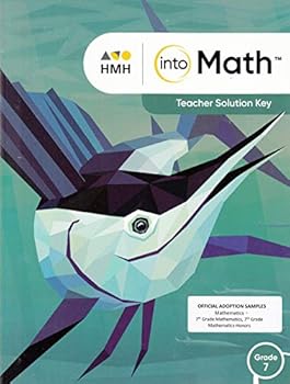 Paperback HMH: into Math (Teacher Solution Key) Grade 7 Book