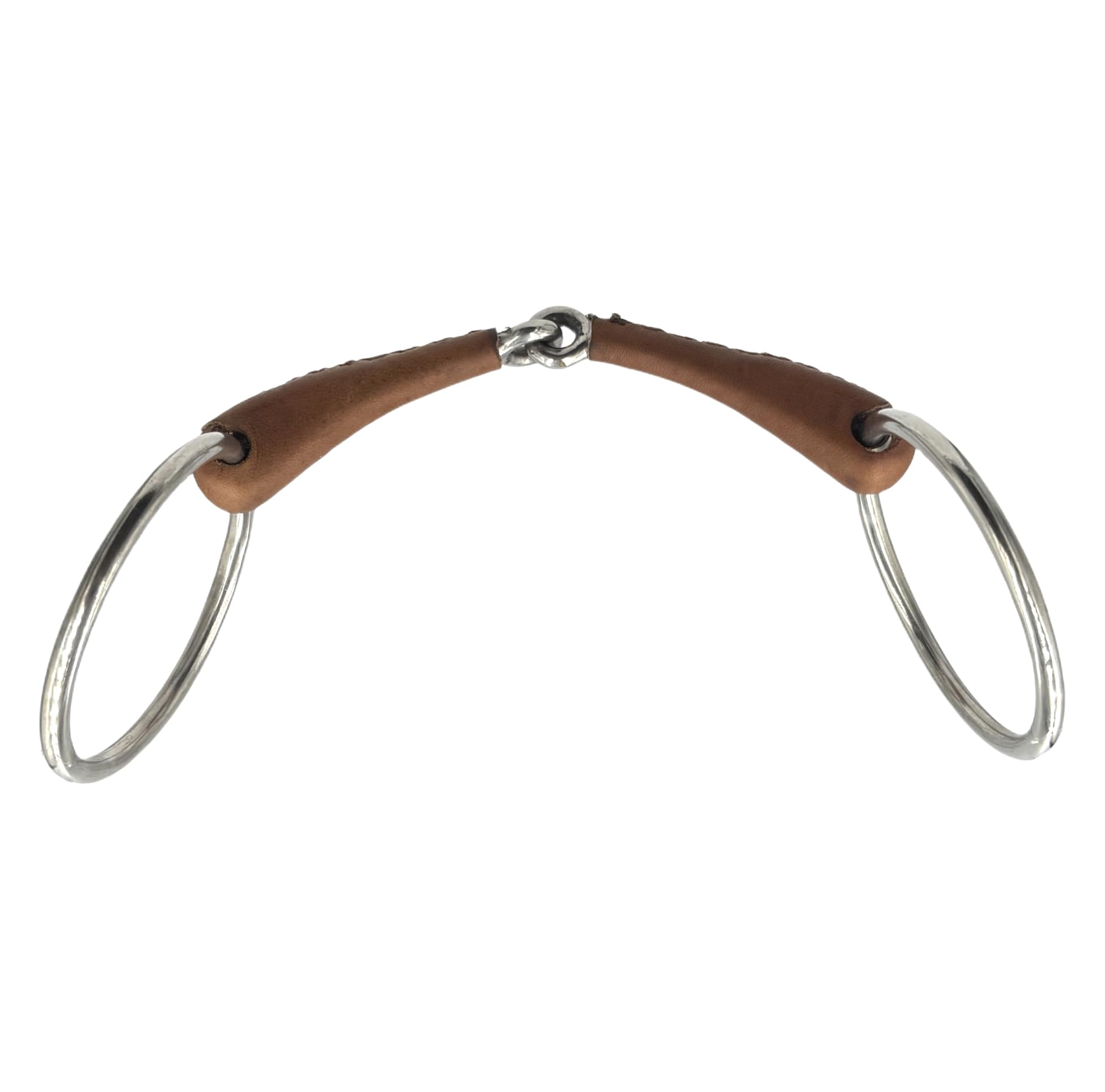 ES0224 JW Leder Wassertrense Einfach Gebrochen Edelstahl 65mm, 12.5 cm