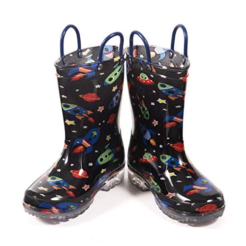 Image of HugRain Light Up Rain Boots for Little Kids