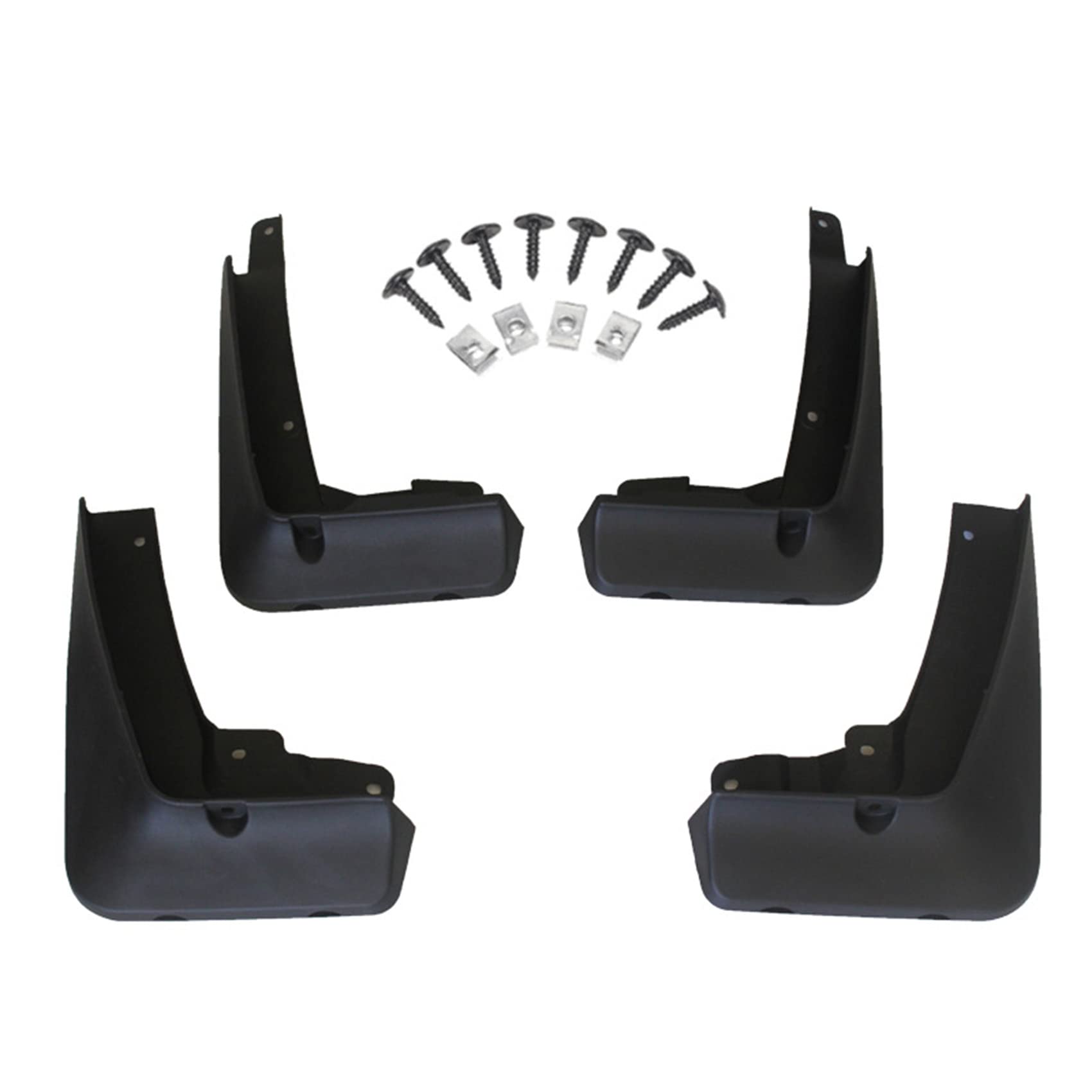 4 Pezzi Set Paraspruzzi Auto Parafanghi Guardia Kit per B-MW X4 M Sport 2019-2020, Anteriore Posteriore Parafango Protezione Car Accessorio Protettivo Decorativo con vite