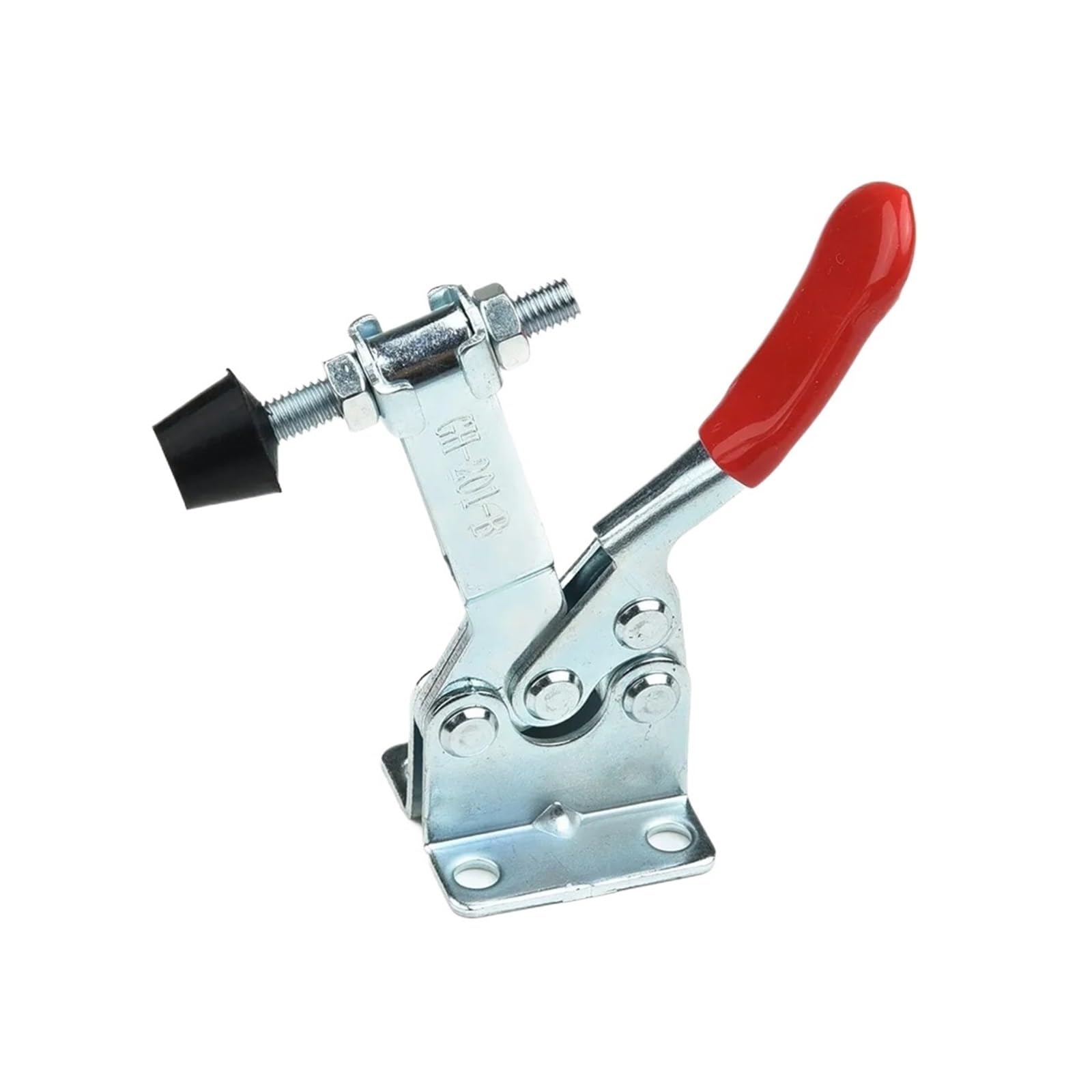 Antislip Toggle Horizontal Clamp, 20 Red Horizontal Toggle Clamps with Locking Lever 142mm M6x45 for Woodworking Welding