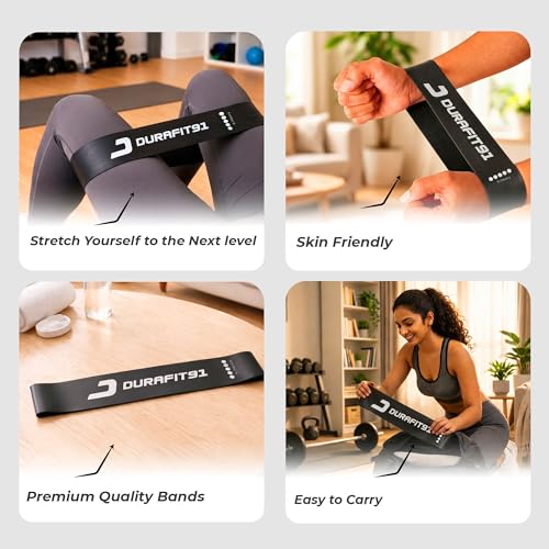 Image of Resistance Bands Set of 2 - (Heavy & Ultra Heavy) Booty Bands for Unisex | Mini Loop Hip Bands for Glute, Leg & Squat Training | Exercise Bands for Gym, Yoga,Pilates,Fitness &Home Workout