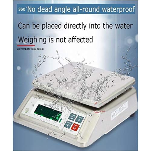 Báscula digital industrial impermeable acero inox 30kg miniatura 4