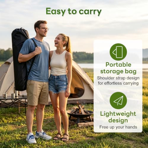 Silla de camping para 3 personas Hosile modelo 3 Person Camping Chairs negra miniatura 6