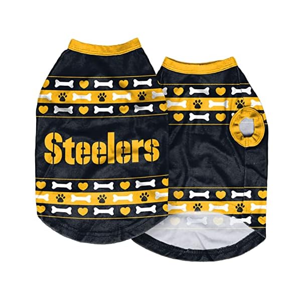 NFL Pittsburgh Steelers Pet Dog Lightweight Pullover Sweater Size Large NFL Pittsburgh Steelers Pet Dog Lightweight Pullover Sweater Size Large