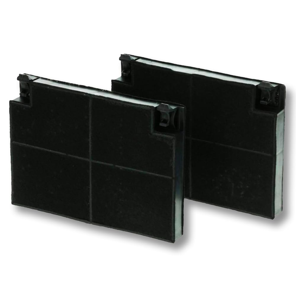 Cooker Hood Filters Compatible with Faber and Franke Hoods, 2 Activated Carbon Cooker Hood Filters