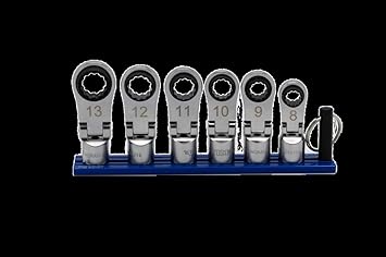 مجموعة ملحقات VIM 6 PC. 12PT Nano Flex Offset RATCHETING - محرك 3/8 بوصة 8-13 مم