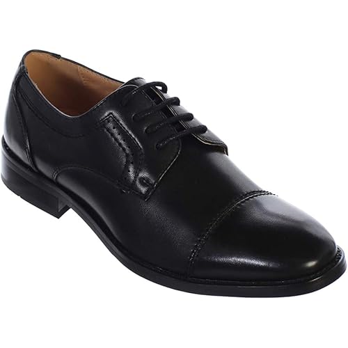 iGirlDress Boys Patent Matte Dress Oxford Special Occasion Christening First Communion Wedding Formal Shoes