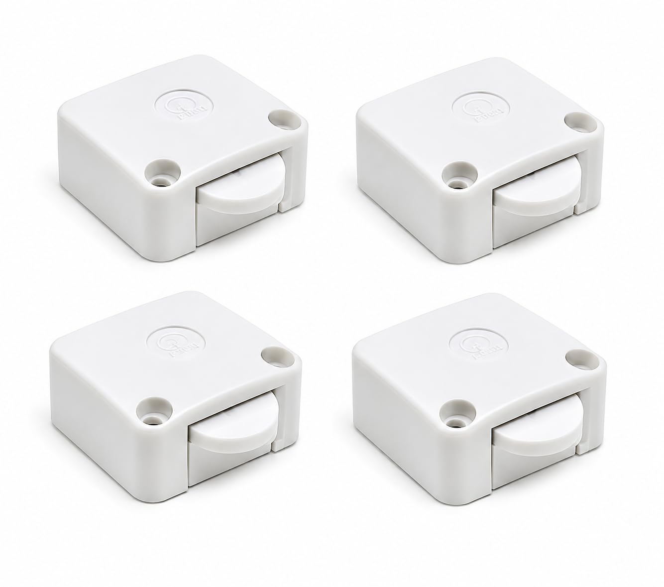 Automatic Wardrobe Cabinet Lamp Switch, Push to OFF Door Light Control for Closet, Cupboard, Furniture, Home Storage, White (Pack of 4)-image-47