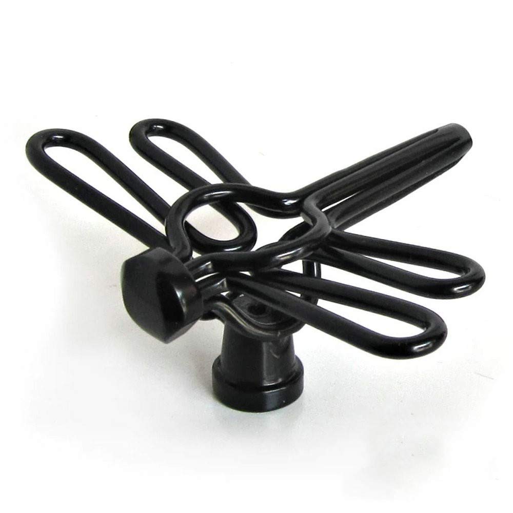 Poignées bouton libellule pour commode et tiroir en finition bronze huilé Nero