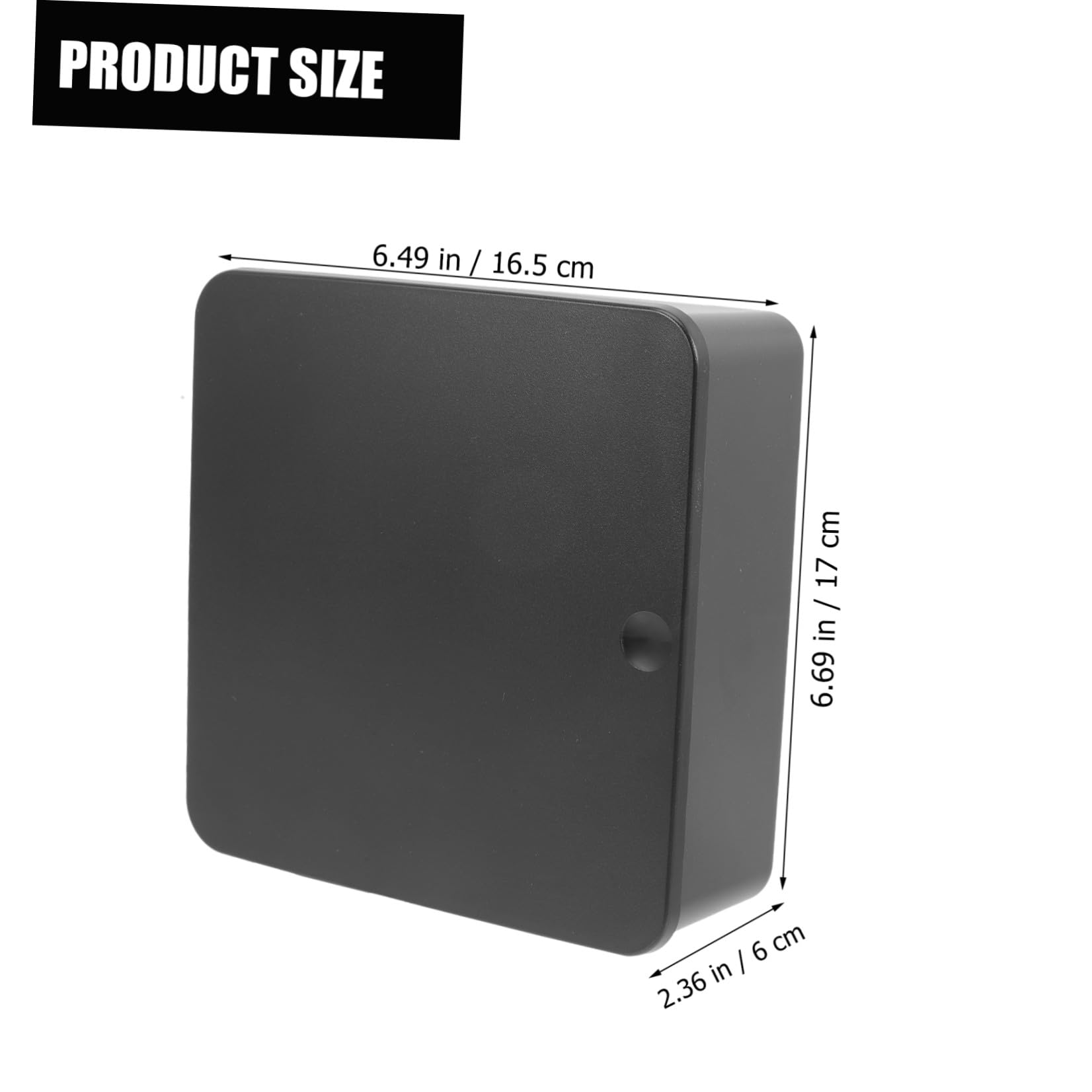SHINEOFI Portachiavi da Parete Moderno in Plastico Nero Calamite Forti, Organizer Magnetico Multifunzionale per Chiavi e Lettere, per Ingresso Casa