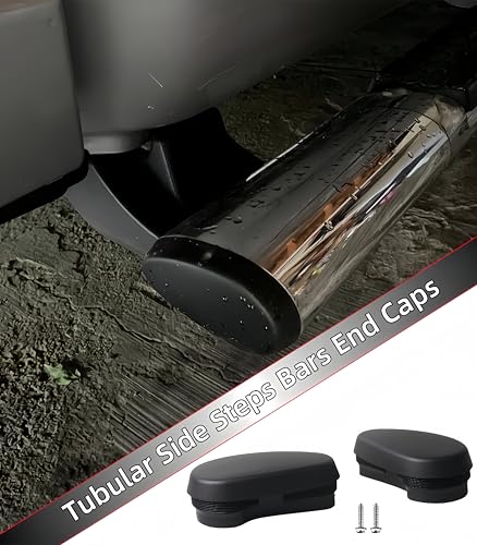 Cubierta de extremo tubular cromada para estribo Dodge RAM miniatura 3