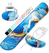 Gimars Upgrade Enlarge Silky Gel Memory Foam Wrist Rest for Computer Keyboard, Mouse, 3 PCS, Ergo...