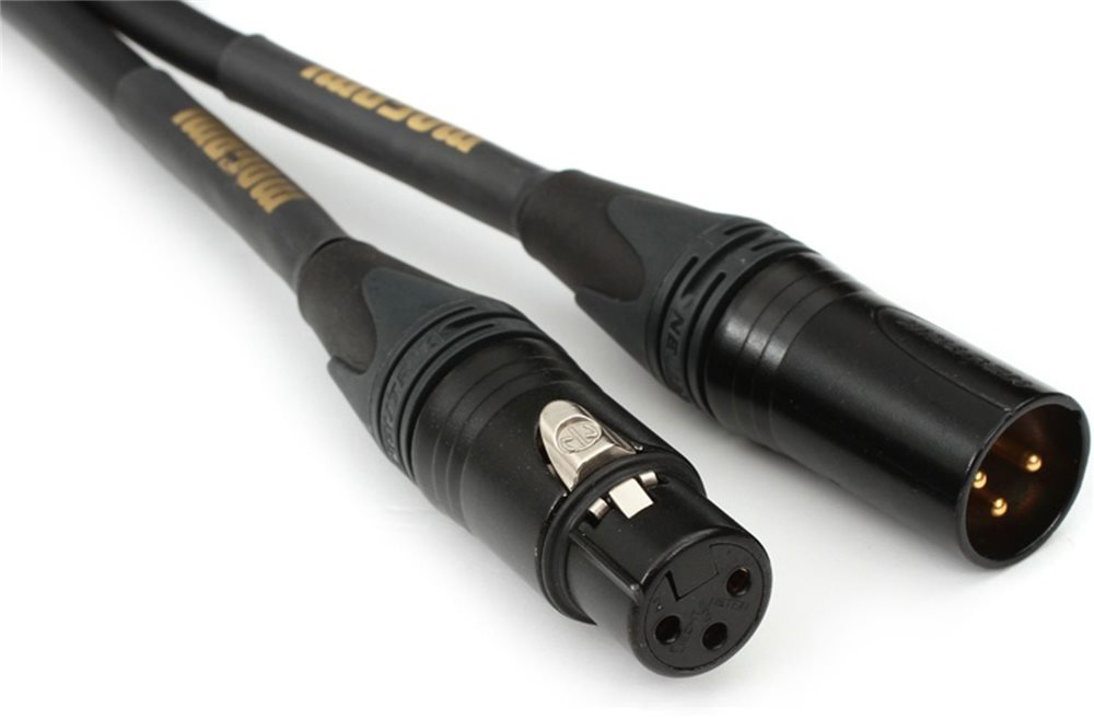 Mogami GOLD AES-06 Digital/Analog XLR Microphone Cable, XLR-Female to XLR-Male, 3-Pin, Gold Contacts, Straight Connectors, 6 Foot-image-9