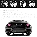 SHMZK 10PCS Vinyl Decal for Cars, High Intensity Reflective Sticker Night Safety Sign Bumper Decals, Waterproof Grid Vinyl Stickers Scratch Cover for Auto Window Laptop (Heart, Pink)
