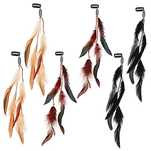 Extensions de cheveux plumes Vaguelly accessoires vintage raffinés pour coiffure de gala