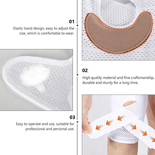 EXCEART Luva De Compressão Do Joelho Brace Suporte Joelho Quente Envoltório Do Joelho Pad Protetor d