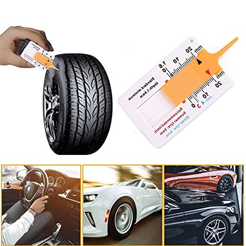 Profieldieptemeter Motorfiets 4 Stukken Profieldieptemeter Autobanden Profieldieptemeter Hanger Profieldieptemeter Profi… - Image 7