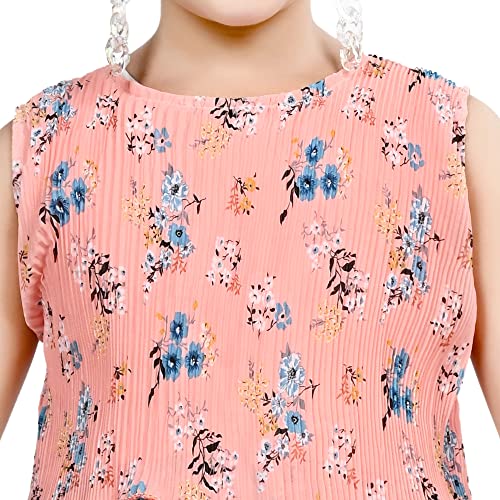 Image of Blushup Girls Georgette Classic Knee-Length Dress