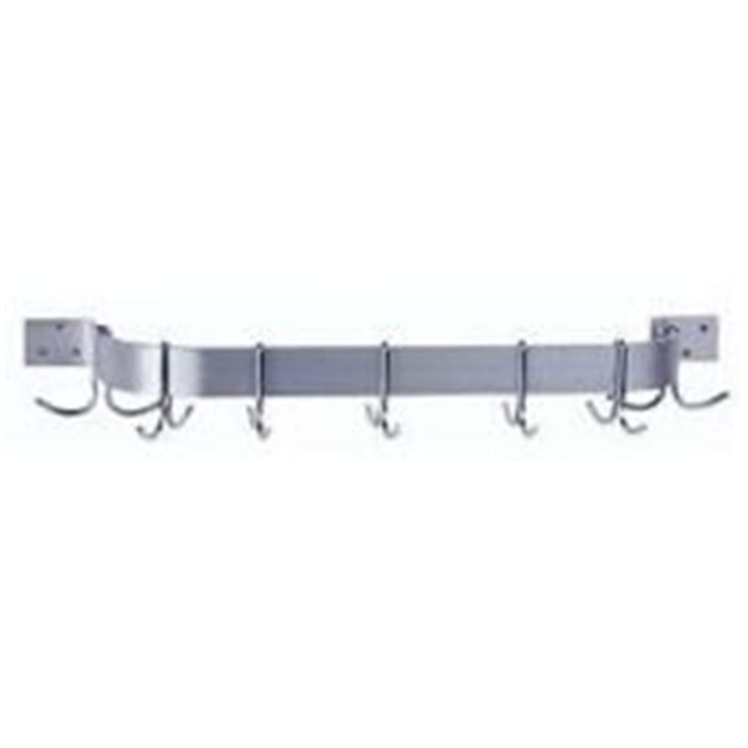 Wall Mount Pot Rack - Single Bar Hanging Organizer for Kitchen Pans & Cookware 45" L X 12" W X 48" H by Advance Tabco – 45 L X 12 W X 48 H, Stainless Steel, Model SW1-72