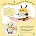 LEJIAJINW Cute Mini Positive Crochet Bee for Wife Aunt Grandma, Appreciation Gifts for Teachers Nurse Mentor Coworker Thank You Gift for Women Birthday Presents Sister Friend