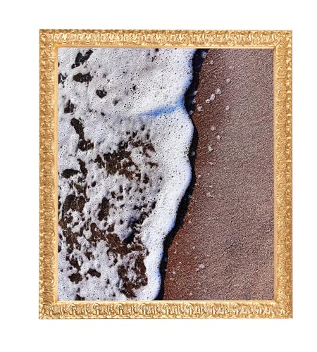 ArtToFrames 9x12 Inch Gold Picture Frame, This 1.00 Inch Custom Wood Poster Frame is 1