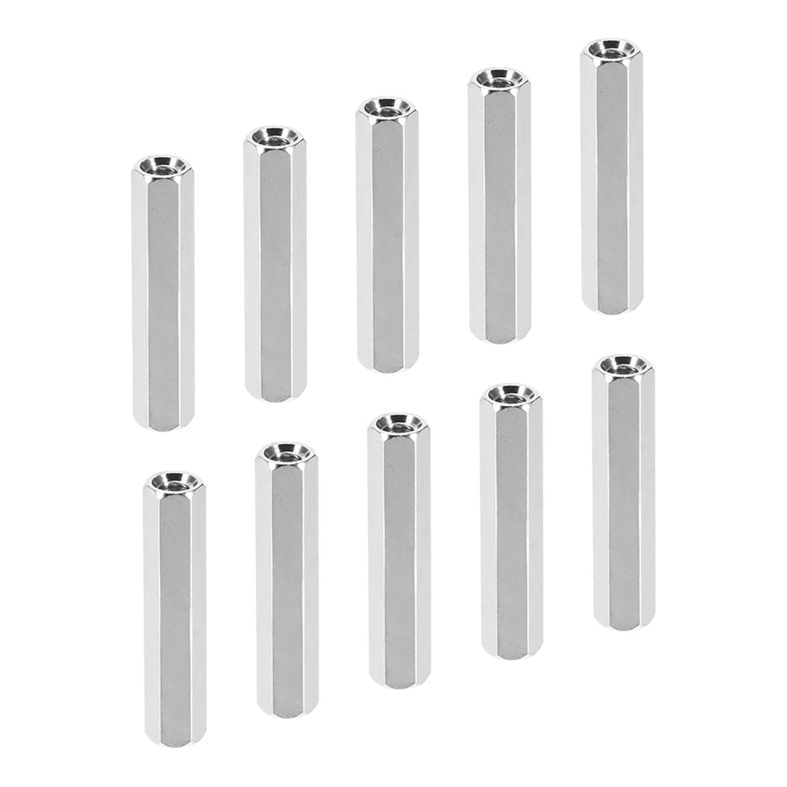 YOKIVE 10 Pcs M3 Spacers, Brass Hex PCB Standoffs Nuts, Keep Height Consistent, Great for Motherboard Circuit Board