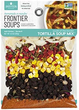 Frontier Soups Homemade In Minutes Soup Mix, South of The Border Tortilla, 4.5 oz