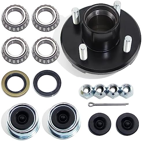 IBroPrat 2 Sets Trailer Hub Kit 5 Bolt 4.5, Trailer Axle Kit For 3500 Lb 5 Lug Trailer Hub With Extra - View #11