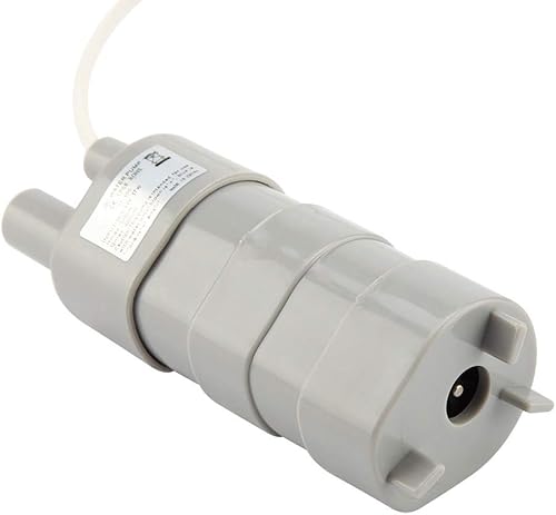 Miniatura 8 de Bomba de agua sumergible de 12 V, pequeña bomba de pozo profundo de agua en miniatura de bajo ruido con enchufe hembra para beber bien ganado o