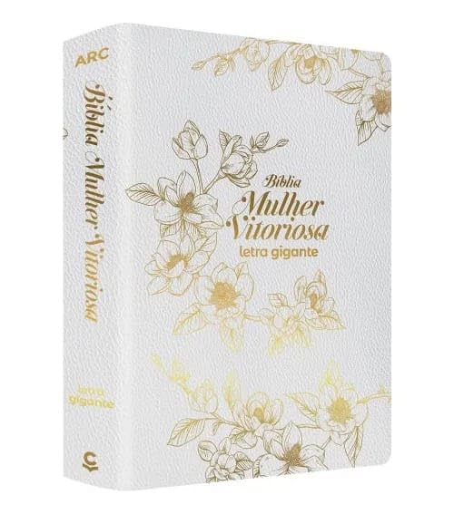 Bíblia Mulher Vitoriosa – Branca - Letra Gigante