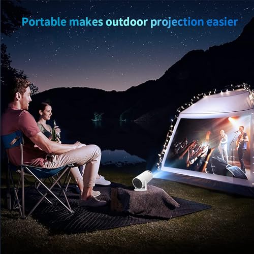 Mini projecteur 1280 720P à faible bruit avec projection flexible 180 - 4
