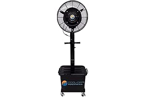 Cool-Off™ Portable Misting Fan with 90 Degree Oscillation