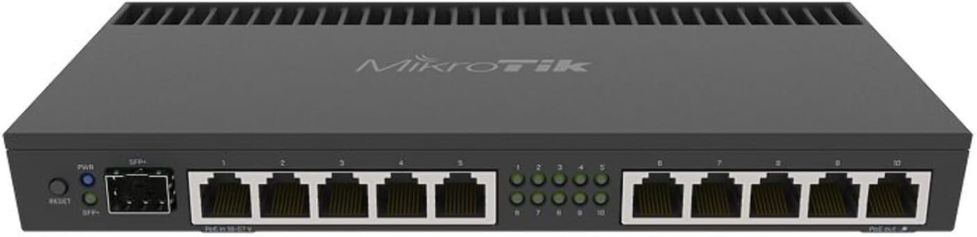 Mikrotik RB4011IGS+RM Wired Router Ethernet LAN Black