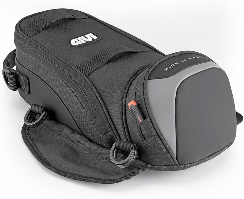 Generico EASY02 Borsa da serbatoio Easy-T, 6 litri aggancio con magneti e cinghie compatibile con GIVI EASY